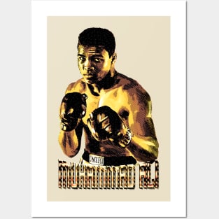 Muhammad Ali - Engraving Style Posters and Art